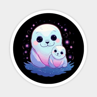 Harp Seal Fathers Day Magnet